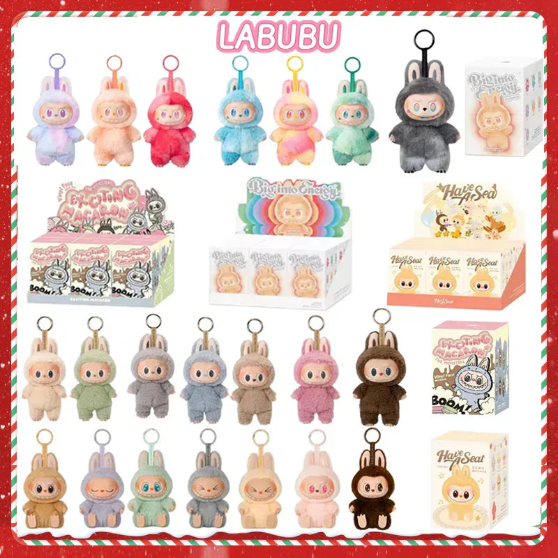 Labubu Sit Series Anime Keychain