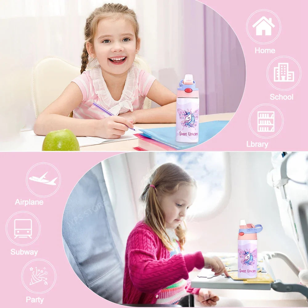 Kids Stainless Steel  Water Bottle For School