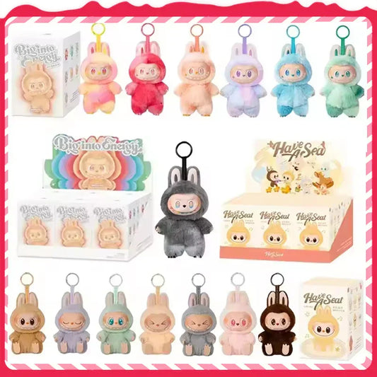 Hot Labubu Anime Figure Blind Box Have A Seat Pendant