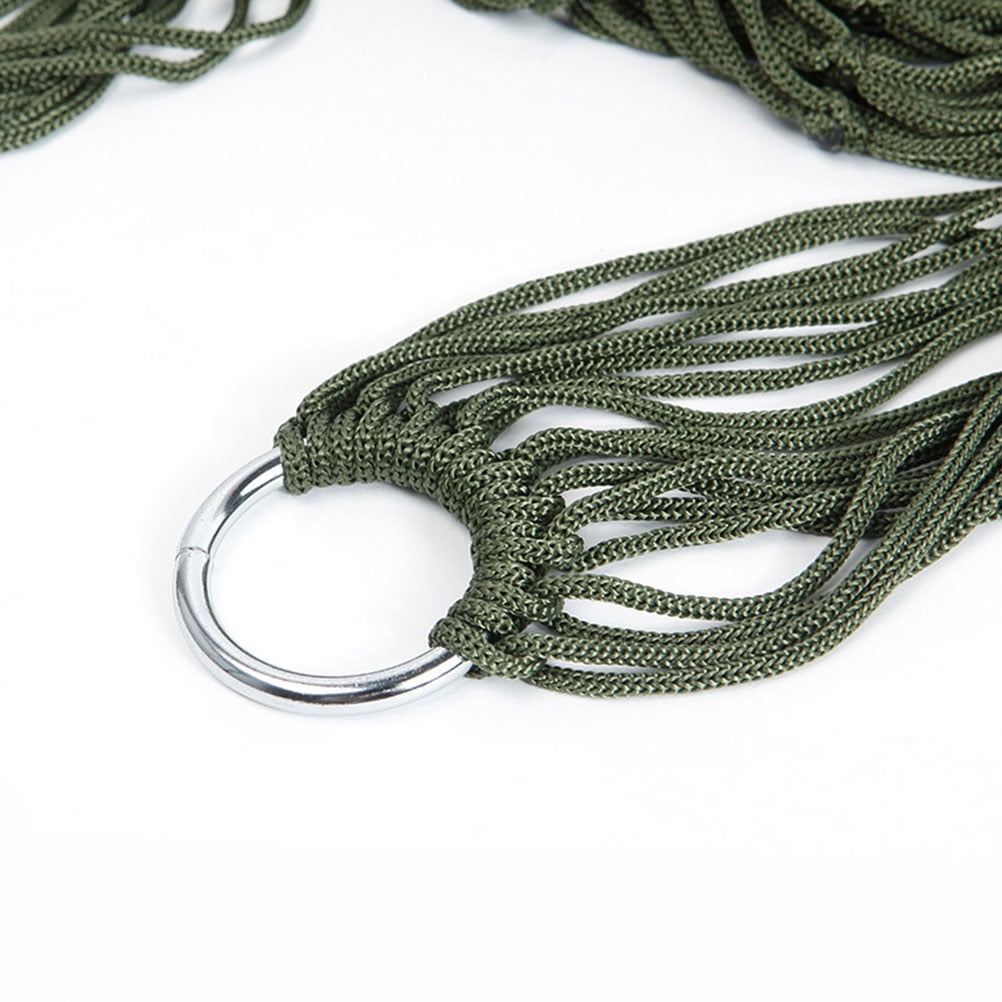 CIMAXIC Hammock Straps Nylon Green Thickened Single Hammock 1Set