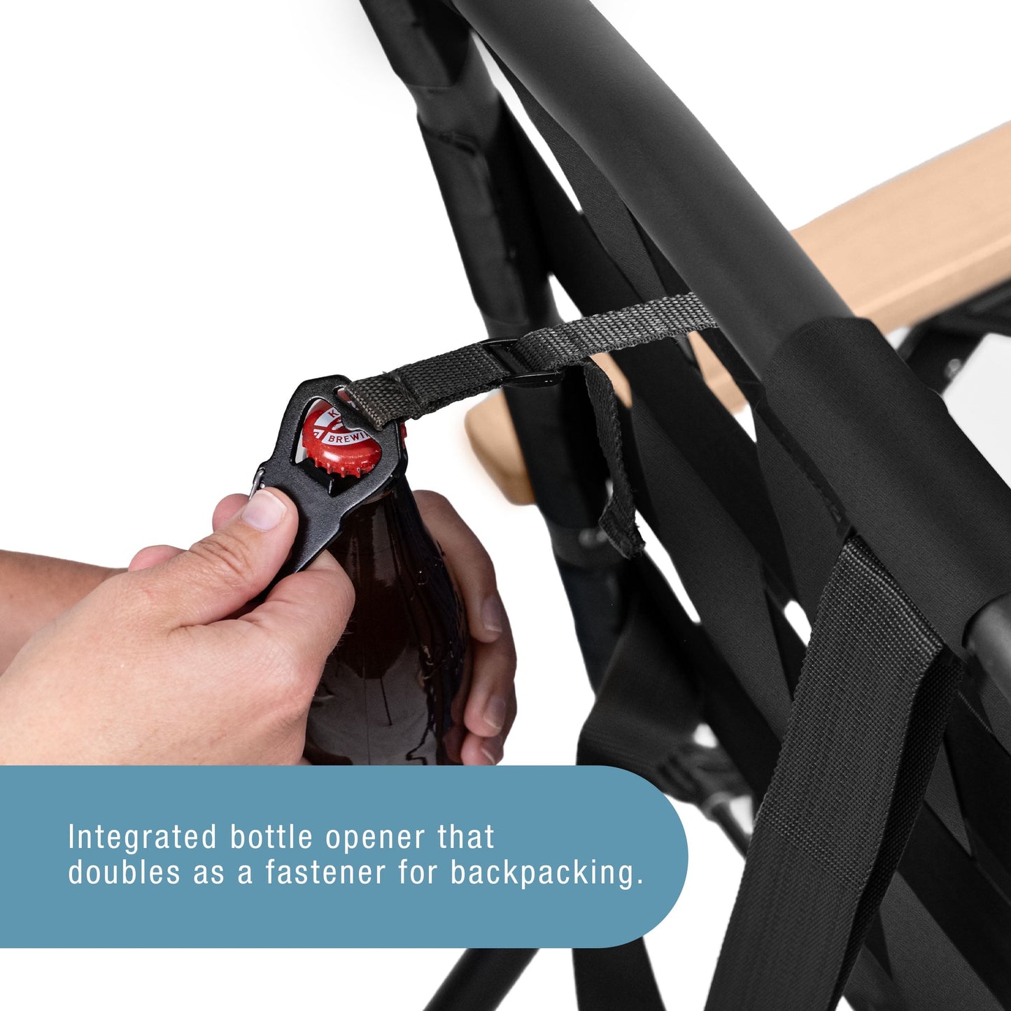 CleverMade KOVE Outdoor Chair - Midnight Black (1PK)