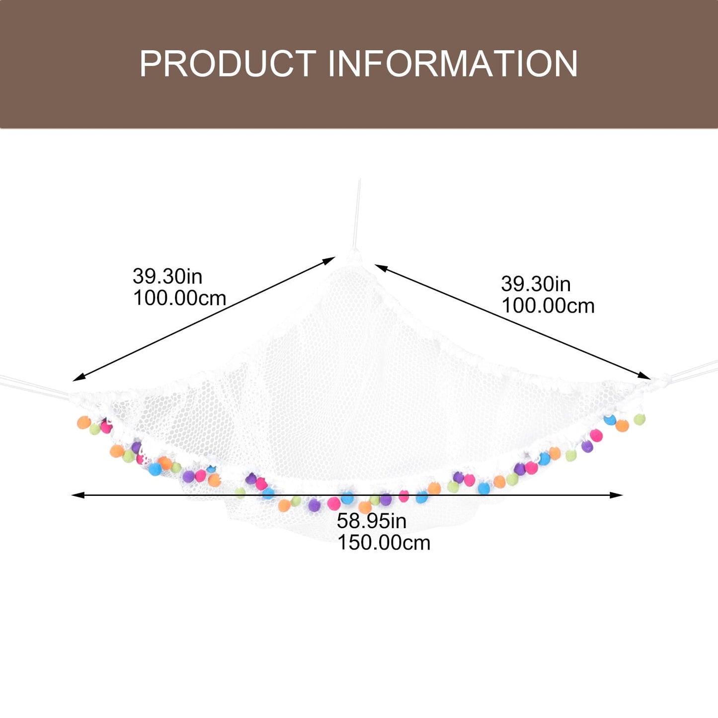 HOOWIFFY Toy Hammock 1 Set for Child Toy Organizer in Boys and Girls Room