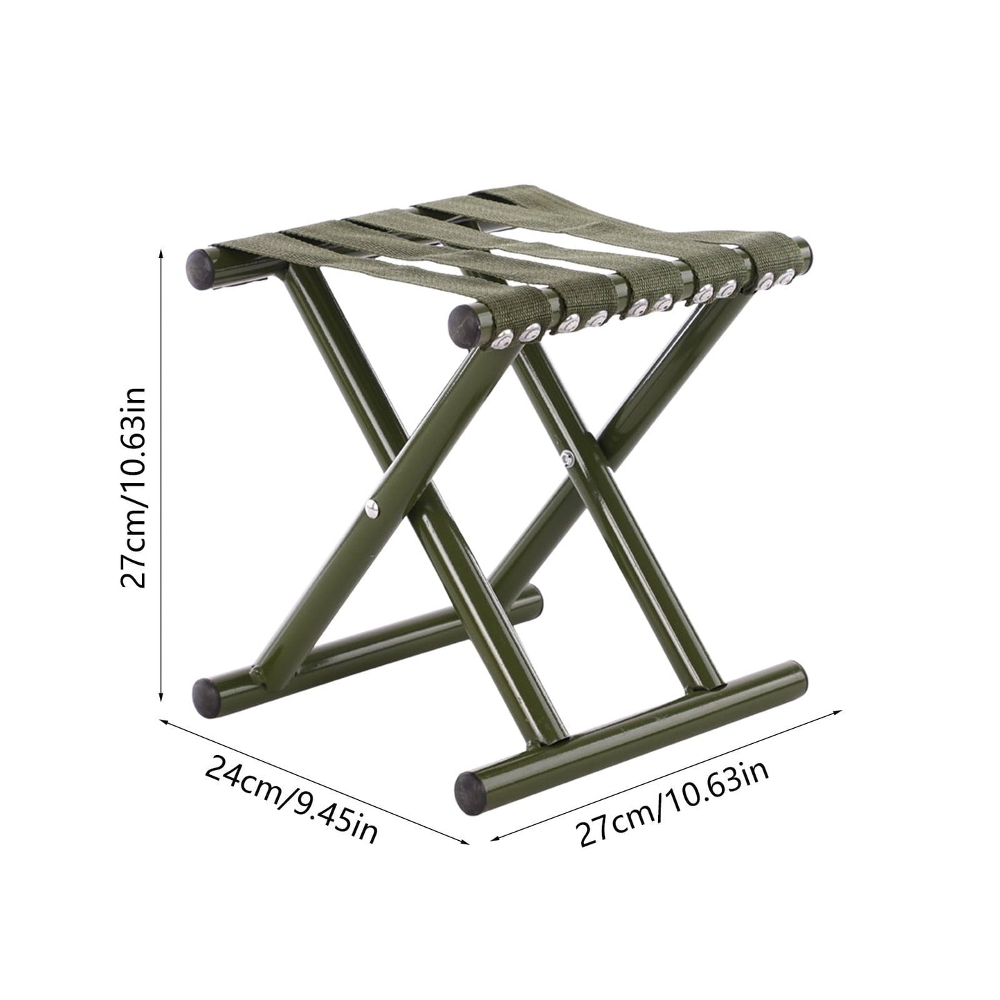 Kieccall Folding Camping Stool - Portable Chair For Fishing & Outdoor - Lightweight - Easy Carry