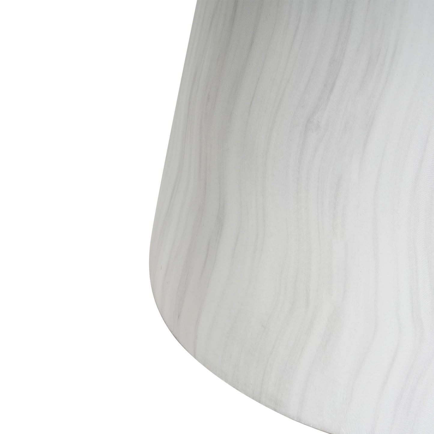 Christopher Knight Home Hourglass Side Table, Lightweight Concrete Round End Table for Indoor & Outdoor Use, White