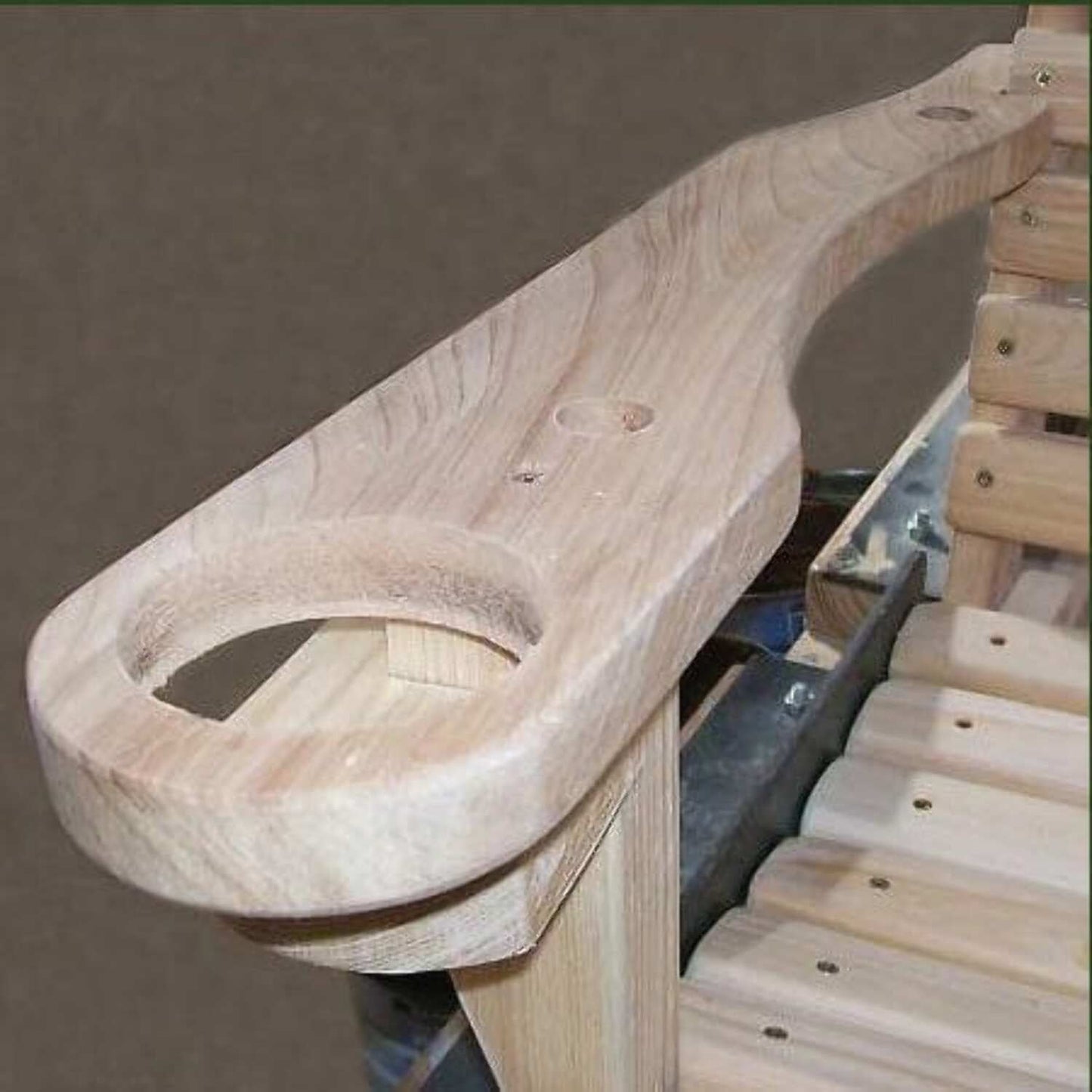 LA Swings Cypress Roll Back Porch Swing, 5 Foot, Unfinished