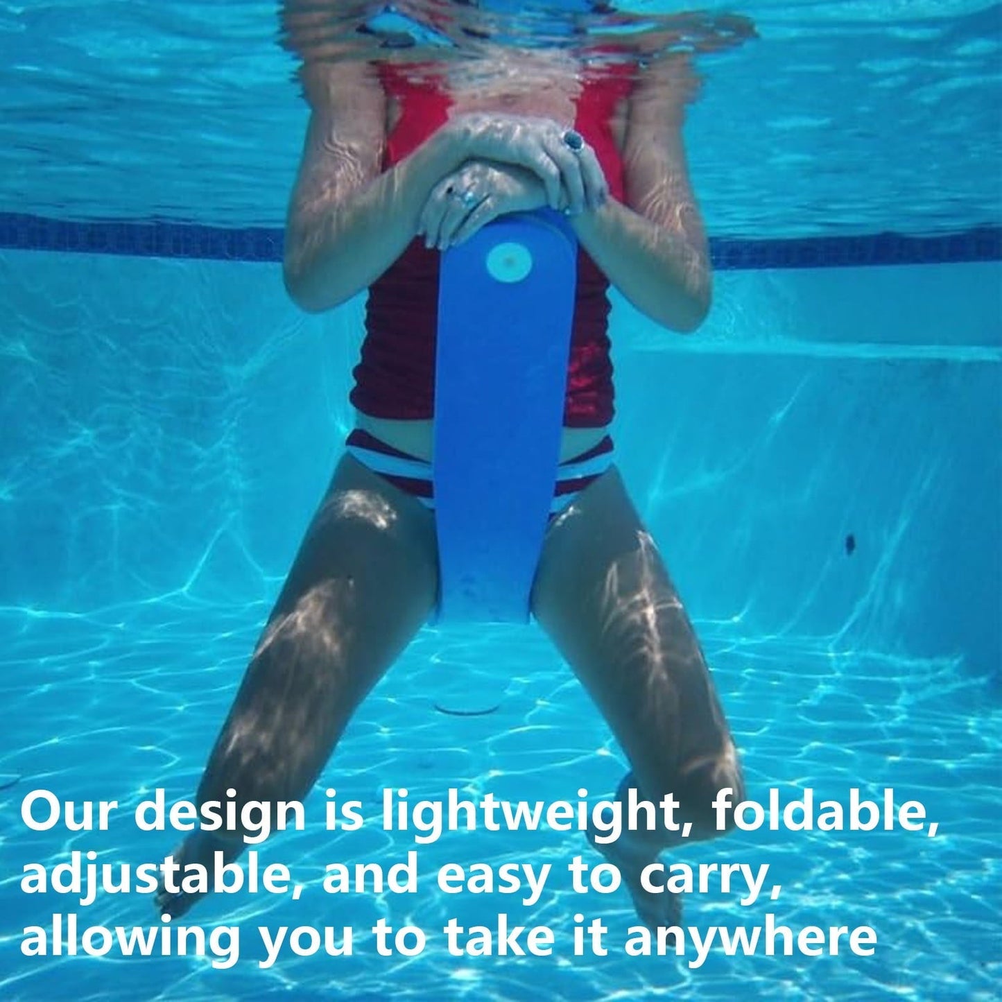 Civilizek Water Recliner, Grandfloats Float-N-Fold Water Chair, Adult Civilized 3-in-1 Floating Chair, Endless Relaxation Waters Recliner, Stable Beach Chairs for Pool and Lake Swim,Red