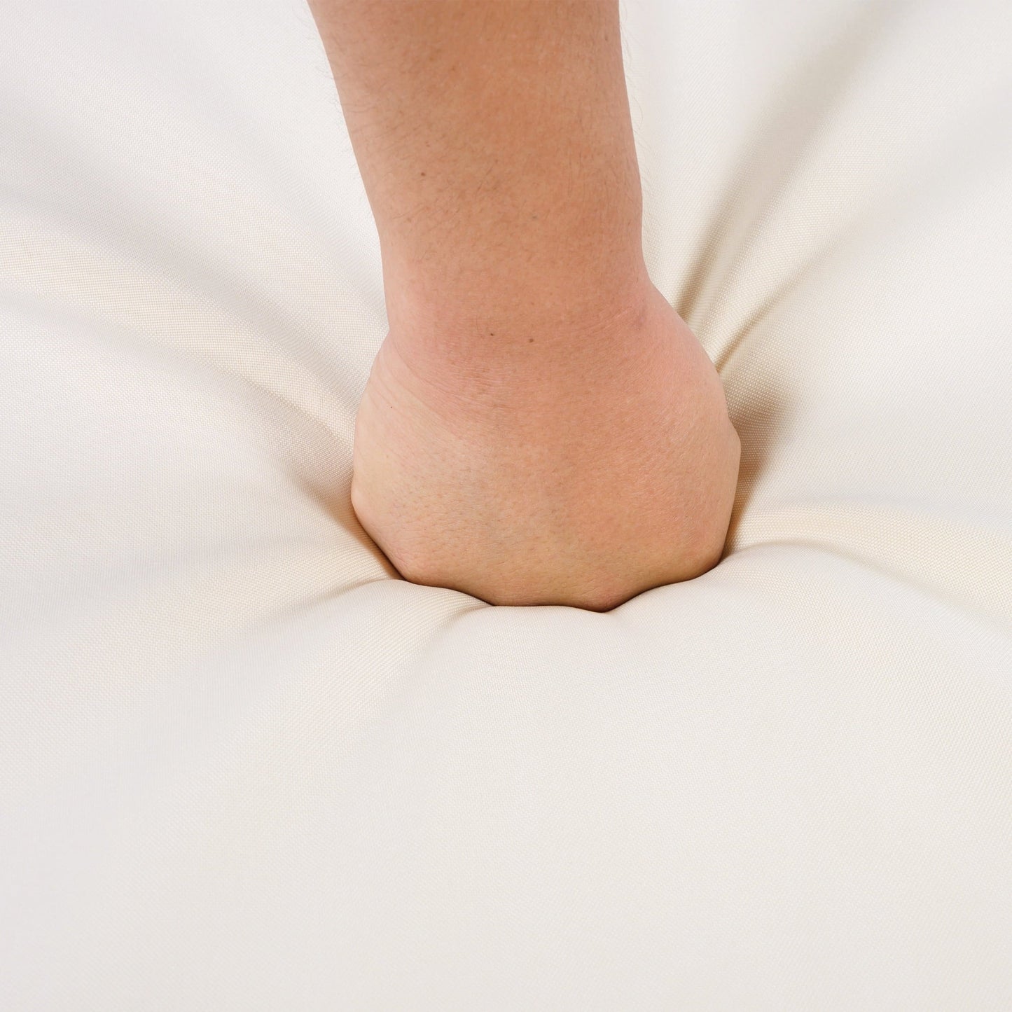 Christopher Knight Home Wood Outdoor Dining Chair with Cushion, Woven Rope Design, Teak+Cream, Set of 2