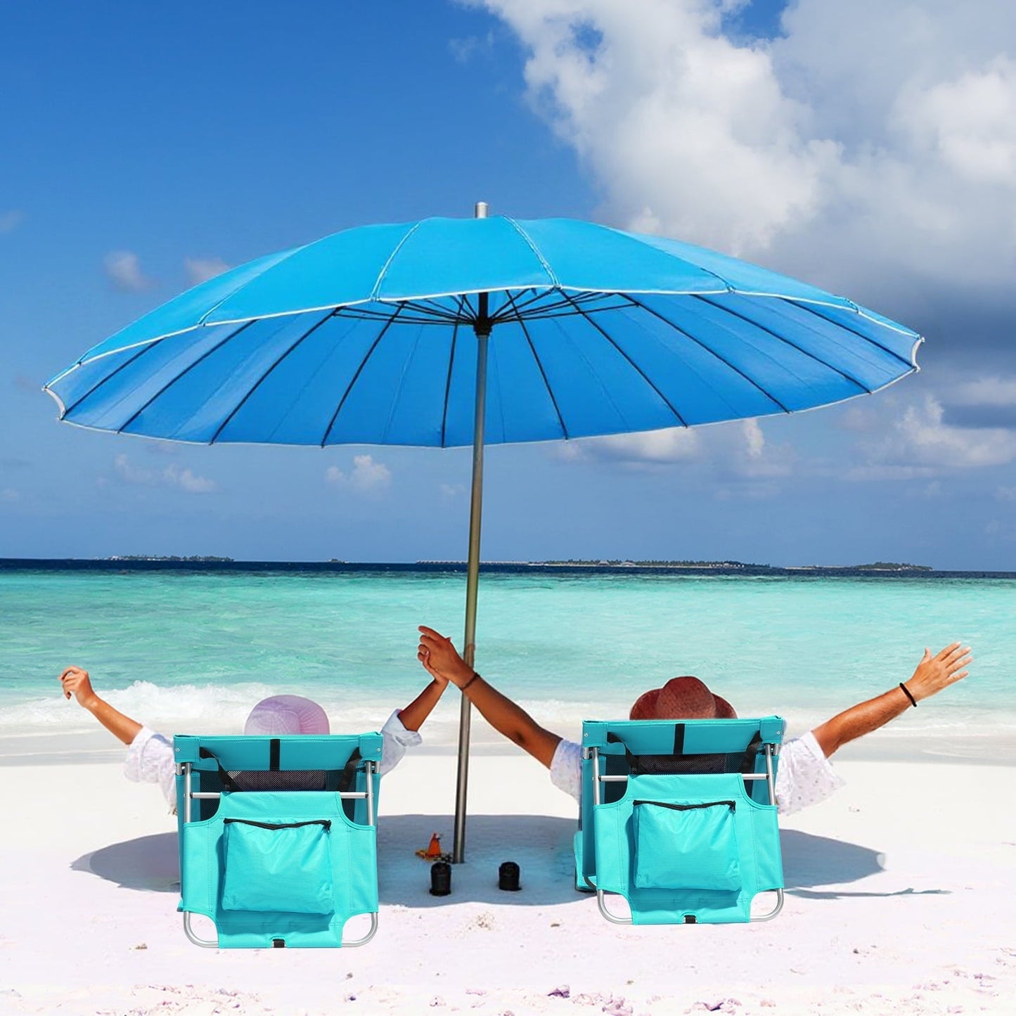 Ktaxon Beach Mat Lounge Chair, Protable Folding Lightweight Beach Chairs for Adults, Suitable for Tanning Beach Lawn, Mint Green