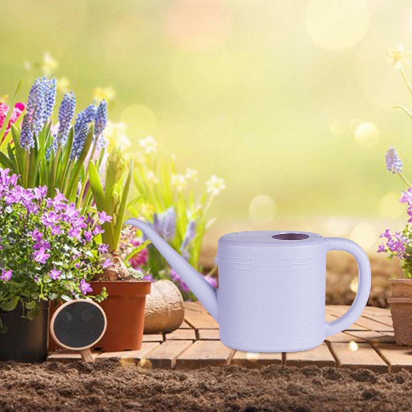 jicheng Indoor Watering Can Sturdy Modern Practical Compact Gifts Watering Equipment violet 1L