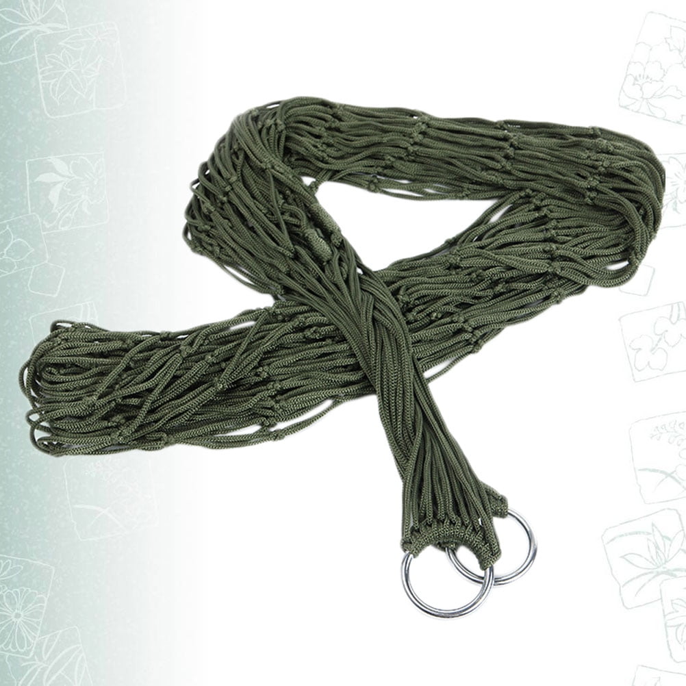 CIMAXIC Hammock Straps Nylon Green Thickened Single Hammock 1Set