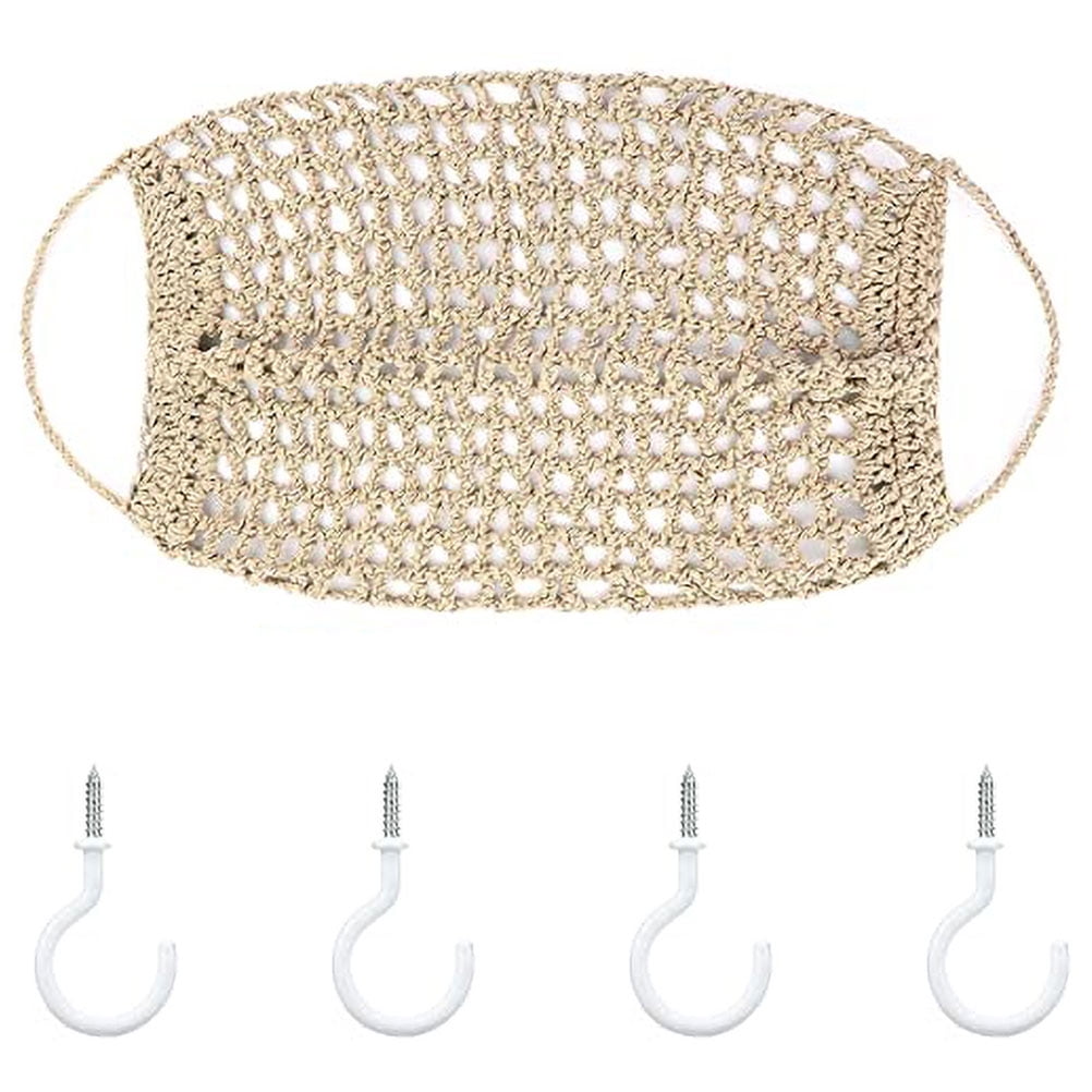 CATIEBYE Hanging Fruit Bag Cotton Khaki 1 Set