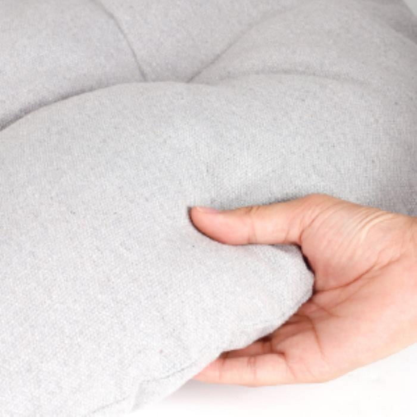 Gray Hanging Chair, Gentle Support Cushion, Breathable Seat, Rust-Resistant Steel, Lightweight 11.7 lbs, Hanging Cotton Rope Chair, Kids Room, Bedroom, Courtyard, Lawn