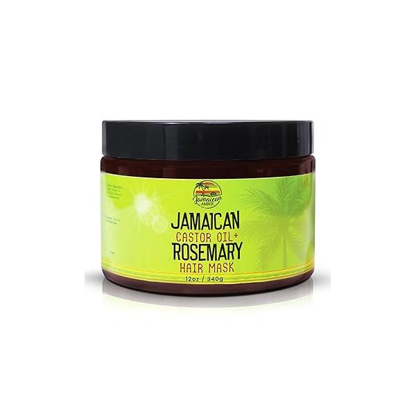 Castor Oil & Romero Hair Mask - 12 fl oz/ 354 ml Deep Conditioning Repairing for Dry Damaged