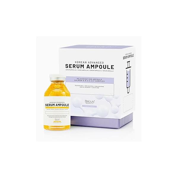 BRÜUN SD - Control Salmon DNA Ampoule Micro Needling Korean Serum Booster for Face and Body to Use with without Derma Pen Microneedling Skin Care 1.18 fl.oz