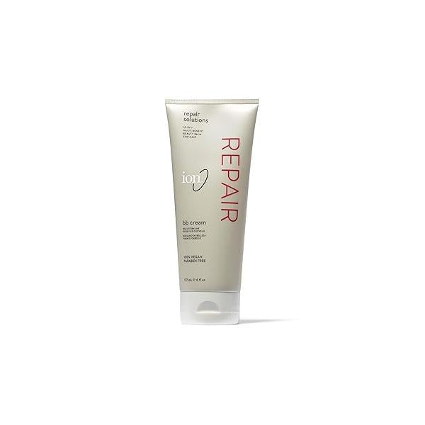 ion Repair BB Cream Leave in Conditioning Treatment, for All Hair Types, Paraben Free & Vegan 6 fl oz