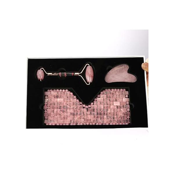 ideayard Crystal Eye Mask - Cooling Jade & 100% Clear Quartz Soothe Stone