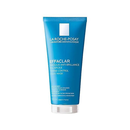 La Roche-Posay Effaclar Clarifying Clay Face Mask for Oily Skin, Unclogs Pores and Controls Shine Without Over-Drying, Packaging May Vary