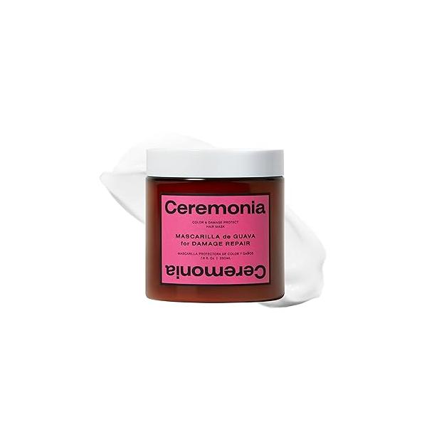 Ceremonia Guava Hair Mask Color Protection and Damage Repair with Agave, 7.8 Fl Oz | 230 mL