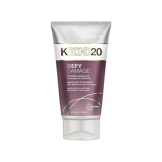 Joico Defy Damage KBOND20 Power Masque | For Stronger, Hydrated Hair Color-Safe Rebuild & Protect Bonds Paraben-Free Animal-Test Free Formula