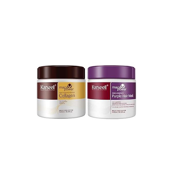 Karseell 2 Pack Hair Mask Collagen Treatment Deep Repair Conditioning