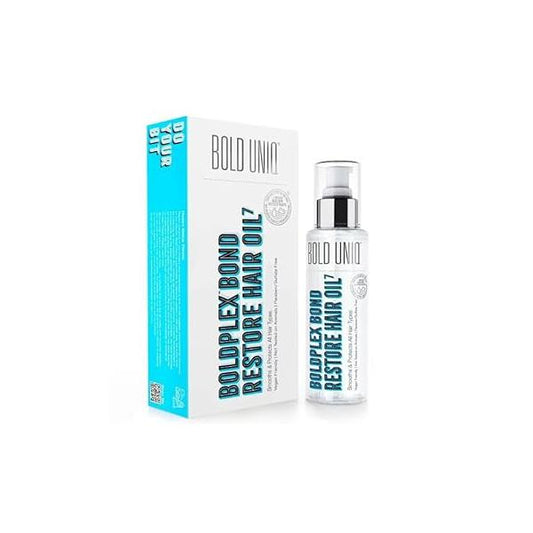 Boldplex 7 Hair Oil for Dry & Damaged - Adds Shine, Strengthens, Smooths Split Ends Frizz, Moisturizes Nourishes. Weightless Treatment For Curly, Frizzy Coarse 3.38 FlOz