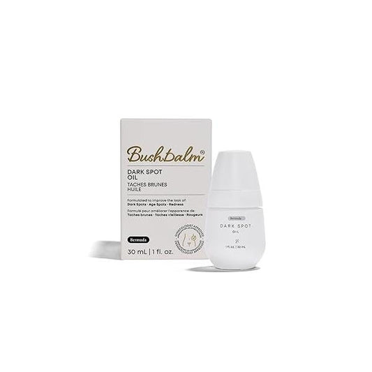 Bushbalm Dark Spot Oil - Improve Appearance of Spots, Ingrown Hair All Over Body, soothe, Rejuvenate and Nourish, Bermuda 30ml