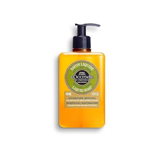 L'Occitane Shea Hands &-Body Liquid Soap: Refreshing Citrusy Aroma, Relaxing Lavender, Delicate Rose, Cleanse, Infused With Softening and Moisturizing Extract, Artisanal Soap, 16.9 Fl. Oz