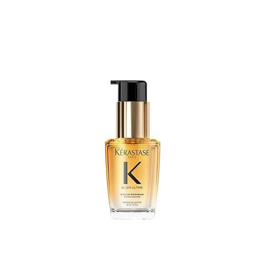Kerastase Elixir Ultime Refillable Hair Oil - Hydrates & Smoothes Frizz, Adds Shine, With Wild Camellia, Nourishes Strengthens