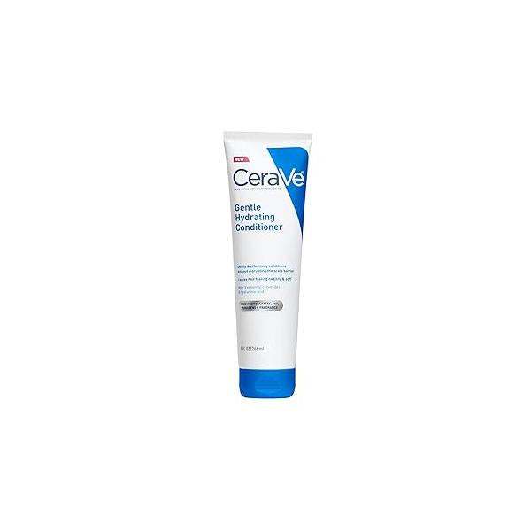 CeraVe Gentle Hydrating Conditioner, Hair Conditioner With Ceramides, Niacinamide & Hyaluronic Acid, Sulfate Free Color Safe, Moisturizing For All Scalp Types
