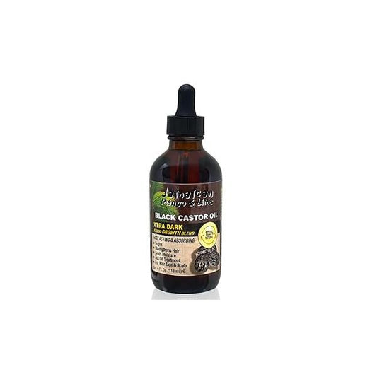 Jamaican Mango & Lime Black Castor Oil Xtra Dark 4 oz