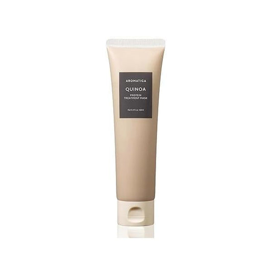 AROMATICA Quinoa Protein Hair Treatment 5.41oz / 160ml, Silicone free, Sulfate Free/Nourish, Moisturizes, and Adds Shine