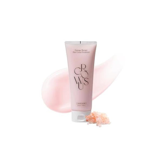 Damage Therapy Protein Hair Treatment 7.43 fl oz | Repair & Hydrate for Dry, Brittle Creamy Deep Conditioner with Bulgarian Rose Scent Paraben Sulfate Free K-Beauty