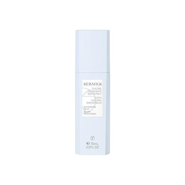 KERASILK Restorative Balm | Intensely Repairs & Minimizes Breakage Nourishes Dry Ends Strengthens Strands With Heat Protection For Dry, Stressed Damaged Hair 75ml