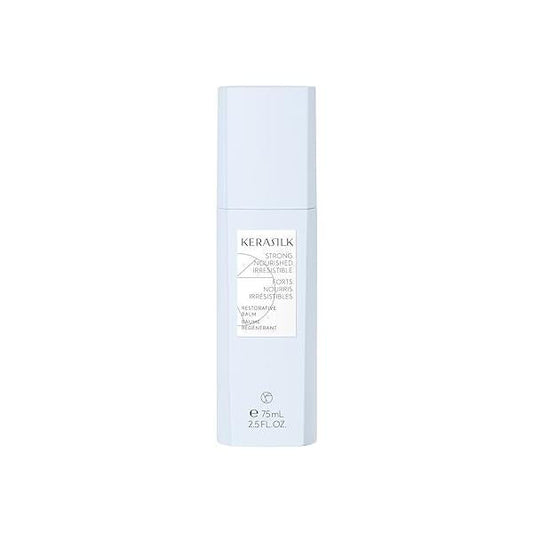 KERASILK Restorative Balm | Intensely Repairs & Minimizes Breakage Nourishes Dry Ends Strengthens Strands With Heat Protection For Dry, Stressed Damaged Hair 75ml