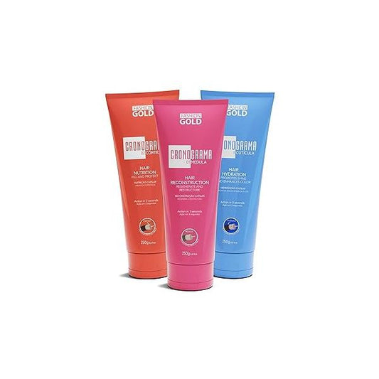 Cronograma Capilar, Viral 3-in-1 Hair Repair Treatment on TikTok, Mask for ALL HAIR TYPES Including Extremely Damaged Hair, Tratamiento para Cabello Seco y Maltratado