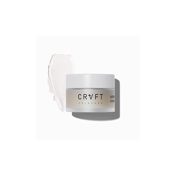 CRVFT Under Eye Cream | Brighten Dark Circles/Reduce the Appearance of Puffy Eyes Peppermint Scented w/Caffeine 30-Day Supply [.25 ounces]