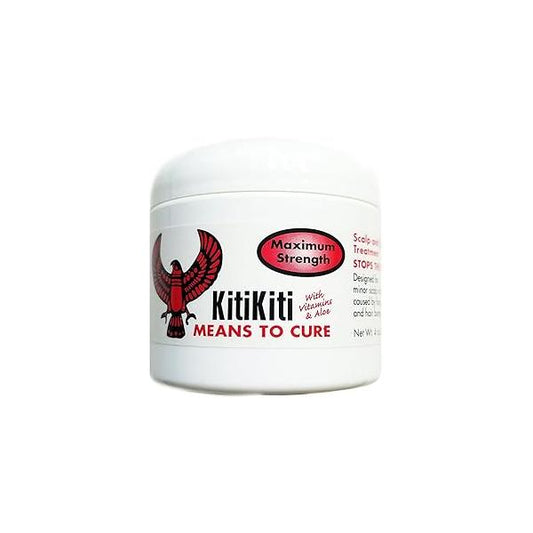 Kitikiti Scalp & Skin Treatment Means to Cure Maximum Strength 4 Oz W/vitamin Aloe