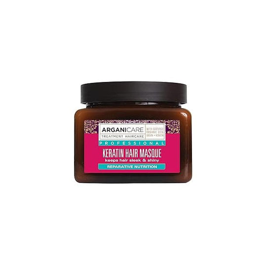 Arganicare | Keratin Range REPAIR AND NUTRITIOUS MASK With Organic Nourishes, Thickens & Protects Fortifies Regenerates the internal fiber Dry and Damaged Hair 16.91 fl oz