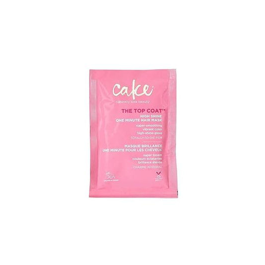 Cake Beauty The Top Coat One Minute High Shine Hair Mask, 1.76 Ounce