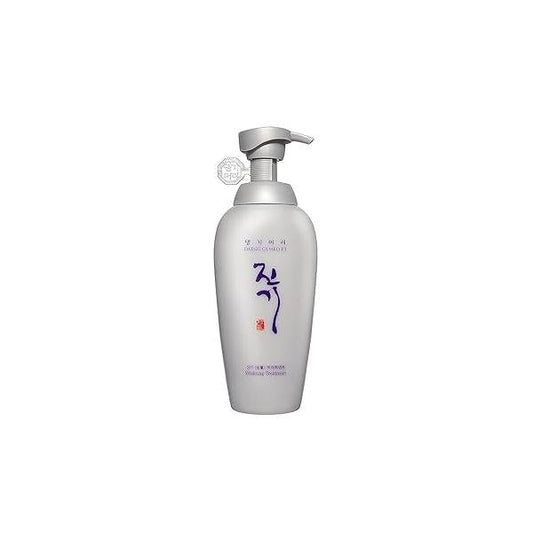 Daeng Gi Meo Ri - Jin Vitalizing Hair Treatment (500ml) Korean Herbal Nourishment, Frizz Control, Split End Repair, Glossy Shine, Ideal for All Types, package may vary.