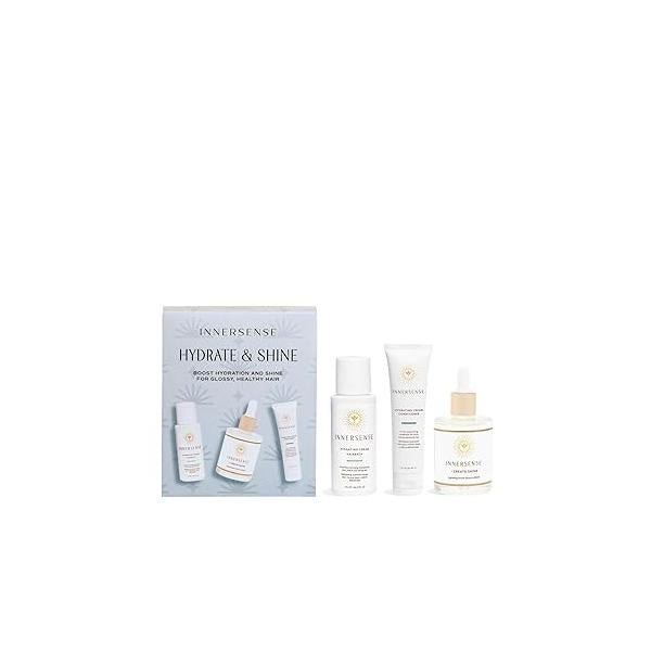 INNERSENSE Organic Beauty - Hair Revival Duo Holiday Set | Detox Mask, Hydrate Mask Non-Toxic, Cruelty-Free, Clean Haircare (2 piece set)