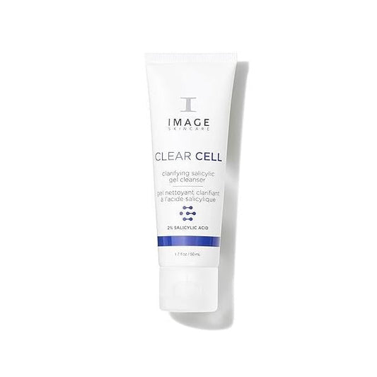IMAGE Skincare, CLEAR CELL Salicylic Gel Cleanse, Gentle Foaming Face Wash Removes Excess Oil and Shine for Oily Prone Skin