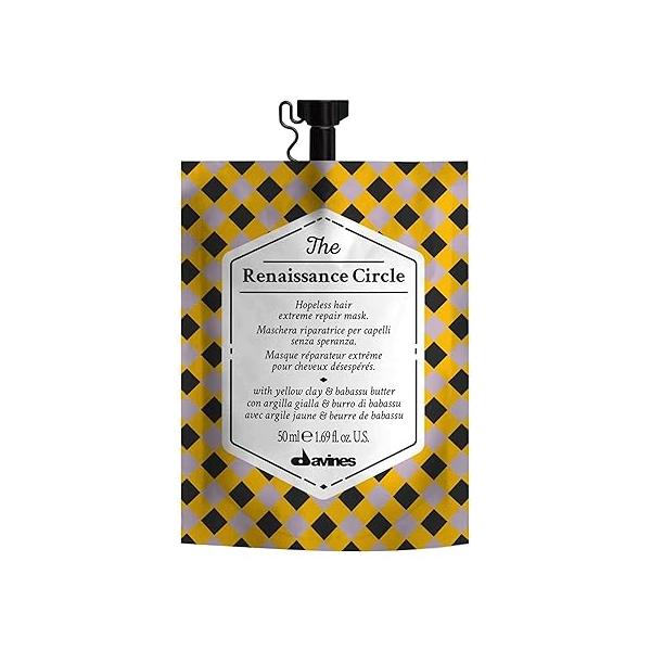 Davines The Circle Chronicles, Travel-Sized Hair Mask And Scalp Treatment, Nourish, Add Shine, Repair, Purify, Revitalize, Soothe, Protect Maintain Hydration