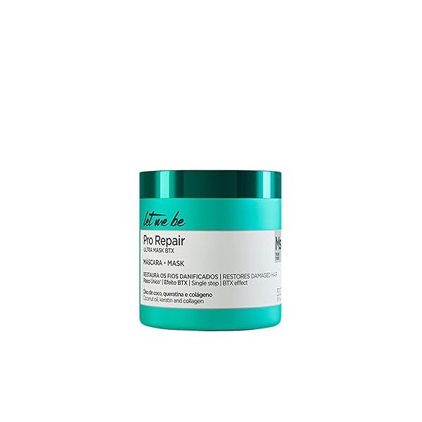 Let Me Be Pro Repair Ultra Mask BTX 500g - Single Step Hair Treatment for Professional and Nourishment Restores Dry, Damaged Boosts Shine