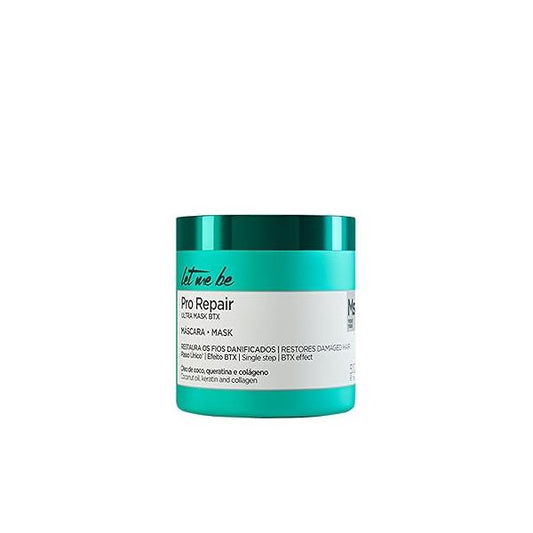 Let Me Be Pro Repair Ultra Mask BTX 500g - Single Step Hair Treatment for Professional and Nourishment Restores Dry, Damaged Boosts Shine