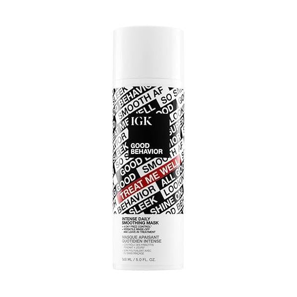 IGK GOOD BEHAVIOR Intense Daily Smoothing Mask | Vegan + Cruelty Free 5 Oz