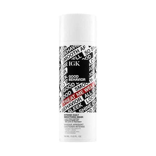 IGK GOOD BEHAVIOR Intense Daily Smoothing Mask | Vegan + Cruelty Free 5 Oz