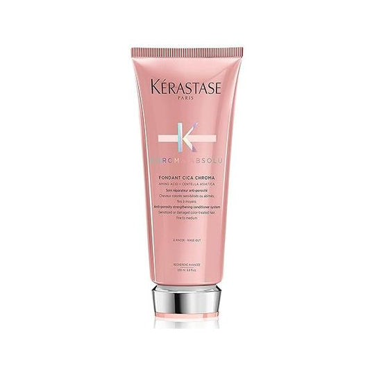 Kerastase Chroma Absolu Cica Strengthening Conditioner For Sensitive or Damaged Hair - Anti-Porosity, Improves Health and Preserves Color Vibrancy With Lactic Acid
