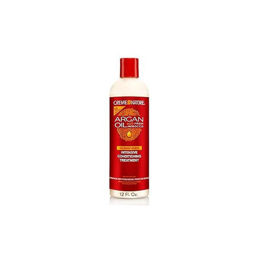Creme of Nature, Argan Oil for Hair, Intensive Conditioning Treatment, Morocco, Moisturizing Hair Care, 12 Fl Oz