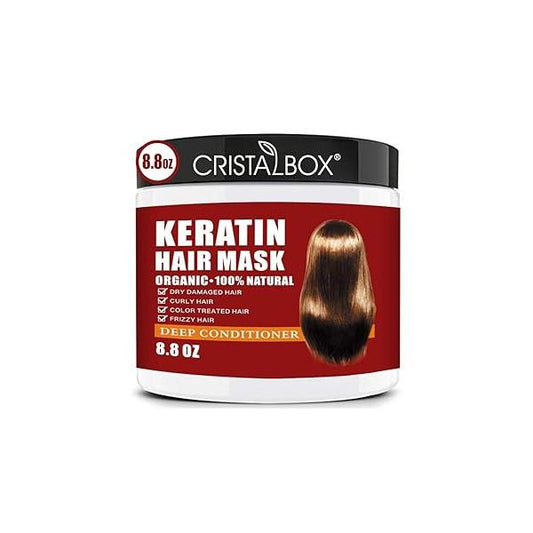Keratin Hair Mask,Keratin Treatment 250g Mask for Dry Damaged Hair,Hair Deep Repair Damage Root,Natural Conditioner Hydrating Masque